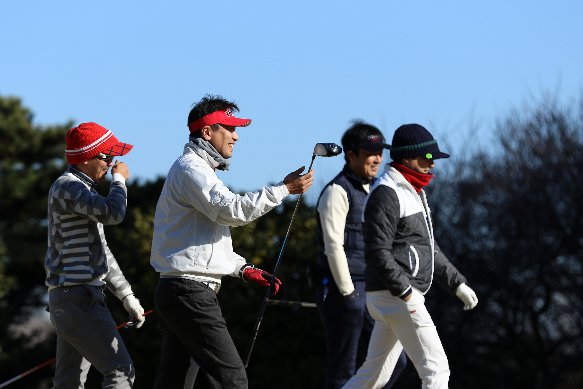 オフシーズンなし スクランブルゴルフが冬のコースを盛り上げる